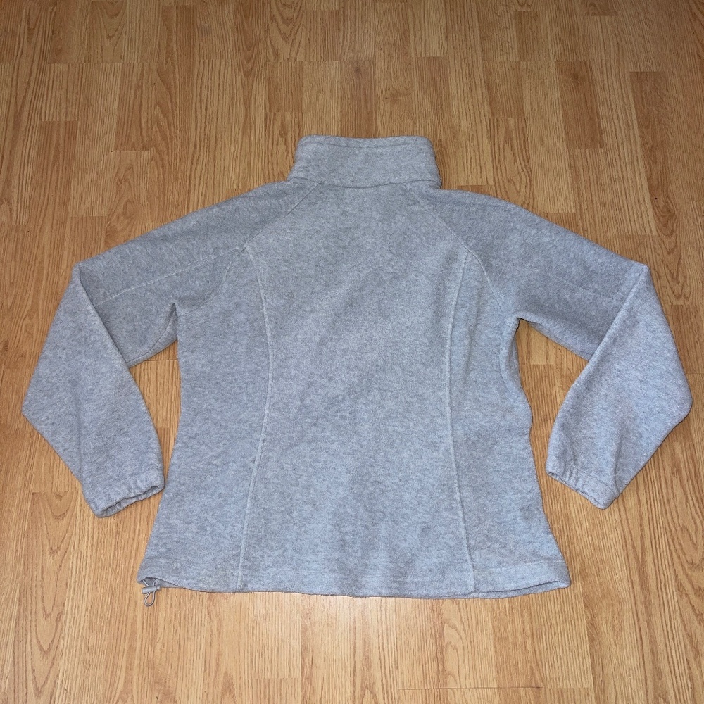 Columbia Benton’s Springs Gray Full Zip Up Fleece Jacket Size XL - Picture 9 of 9